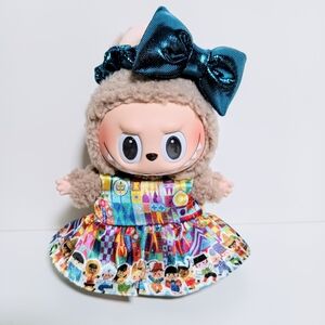 Custom Disney Its a Small World Dress and Metallic Bow